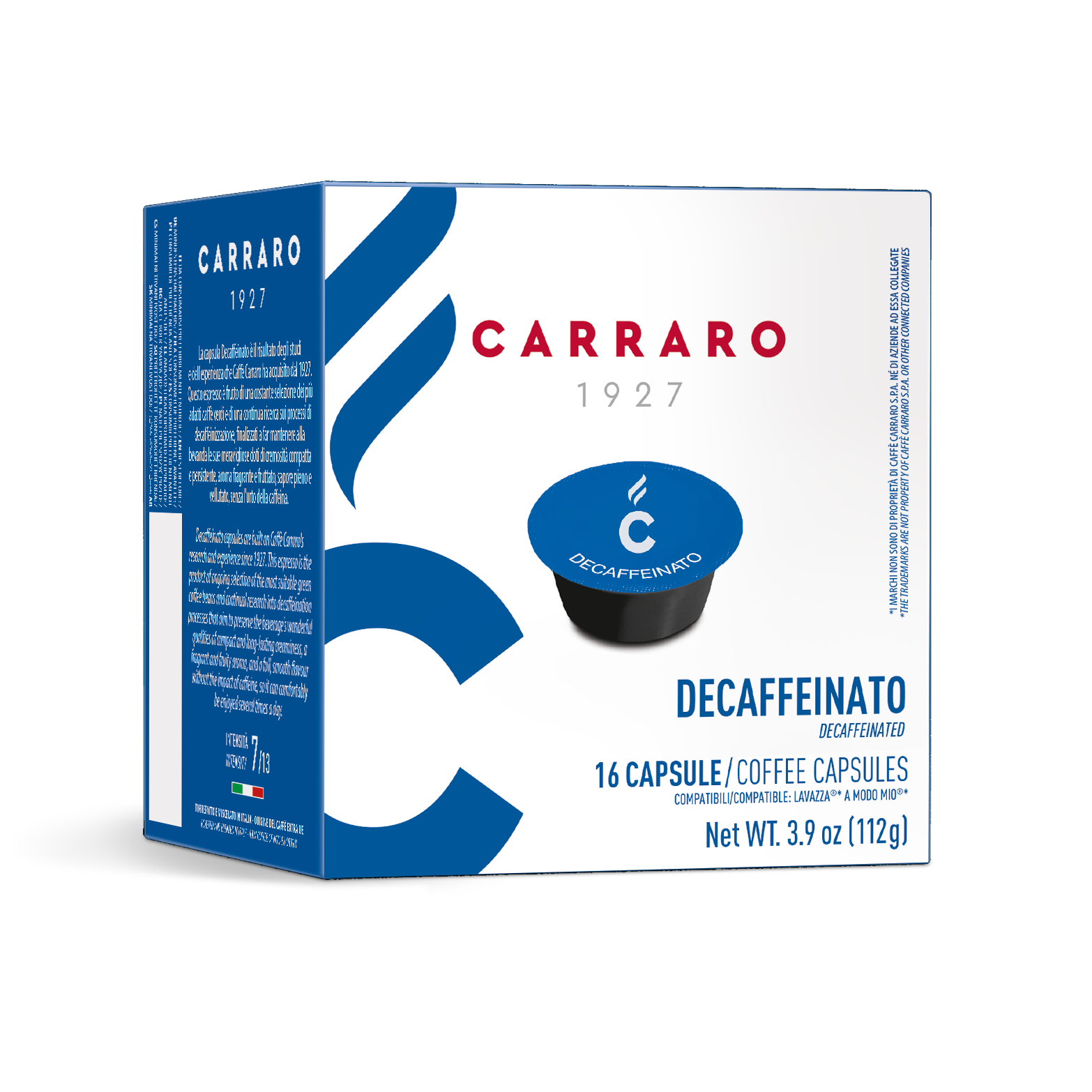 DECAFFEINATO / FĂRĂ COFEINĂ 16 capsule A Modo Mio