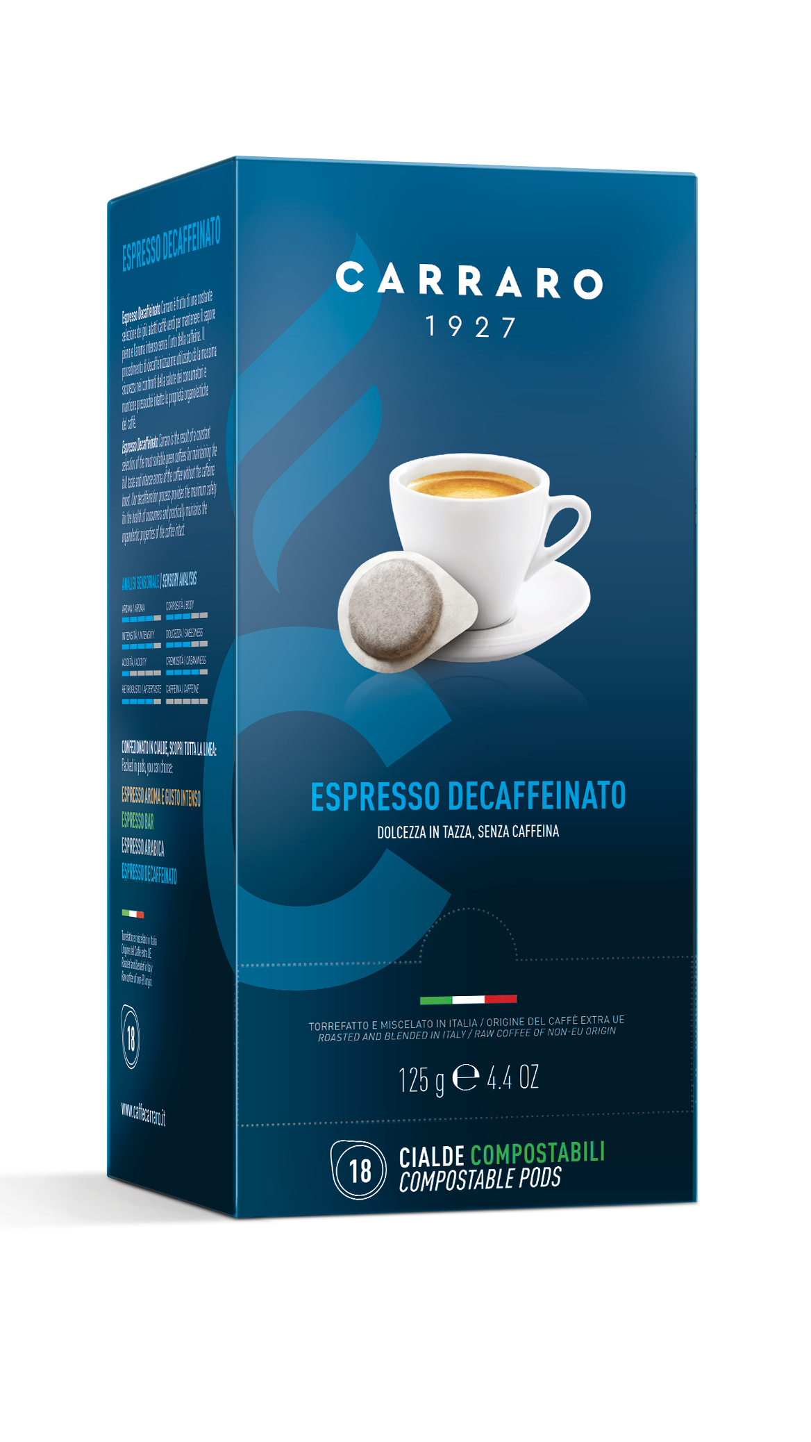ESPRESSO DECAFFEINATO / FĂRĂ COFEINĂ