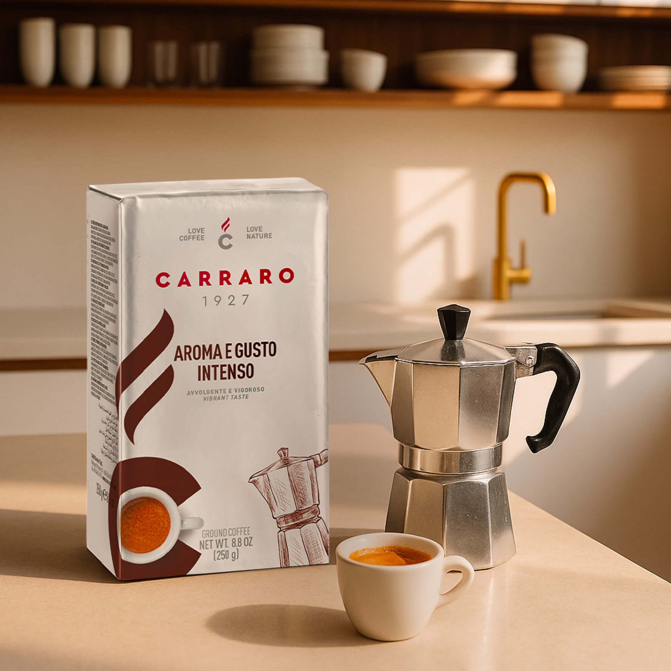 CAFEA MĂCINATĂ AROMA E GUSTO INTENSO 250g