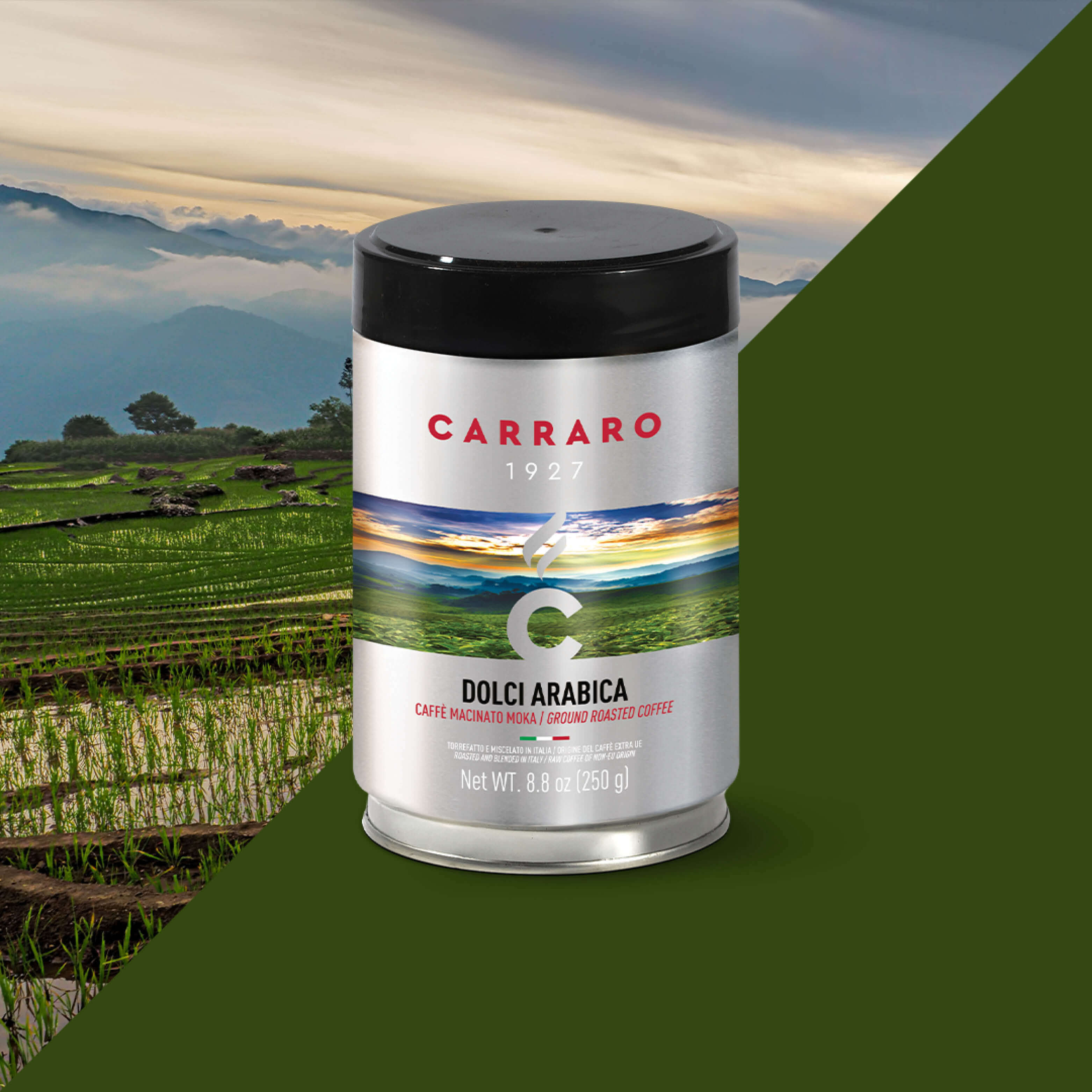 CAFEA MĂCINATĂ DOLCI ARABICA 100% 250 g
