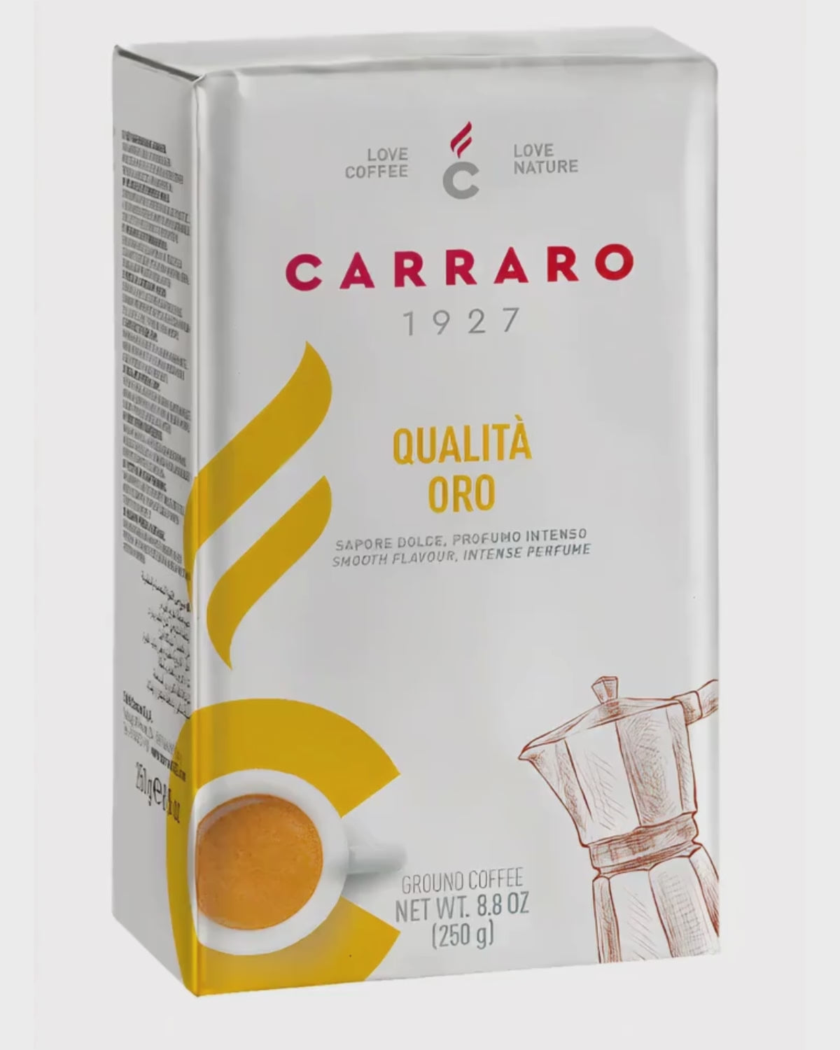 CAFEA MĂCINATĂ QUALITÀ ORO 250g